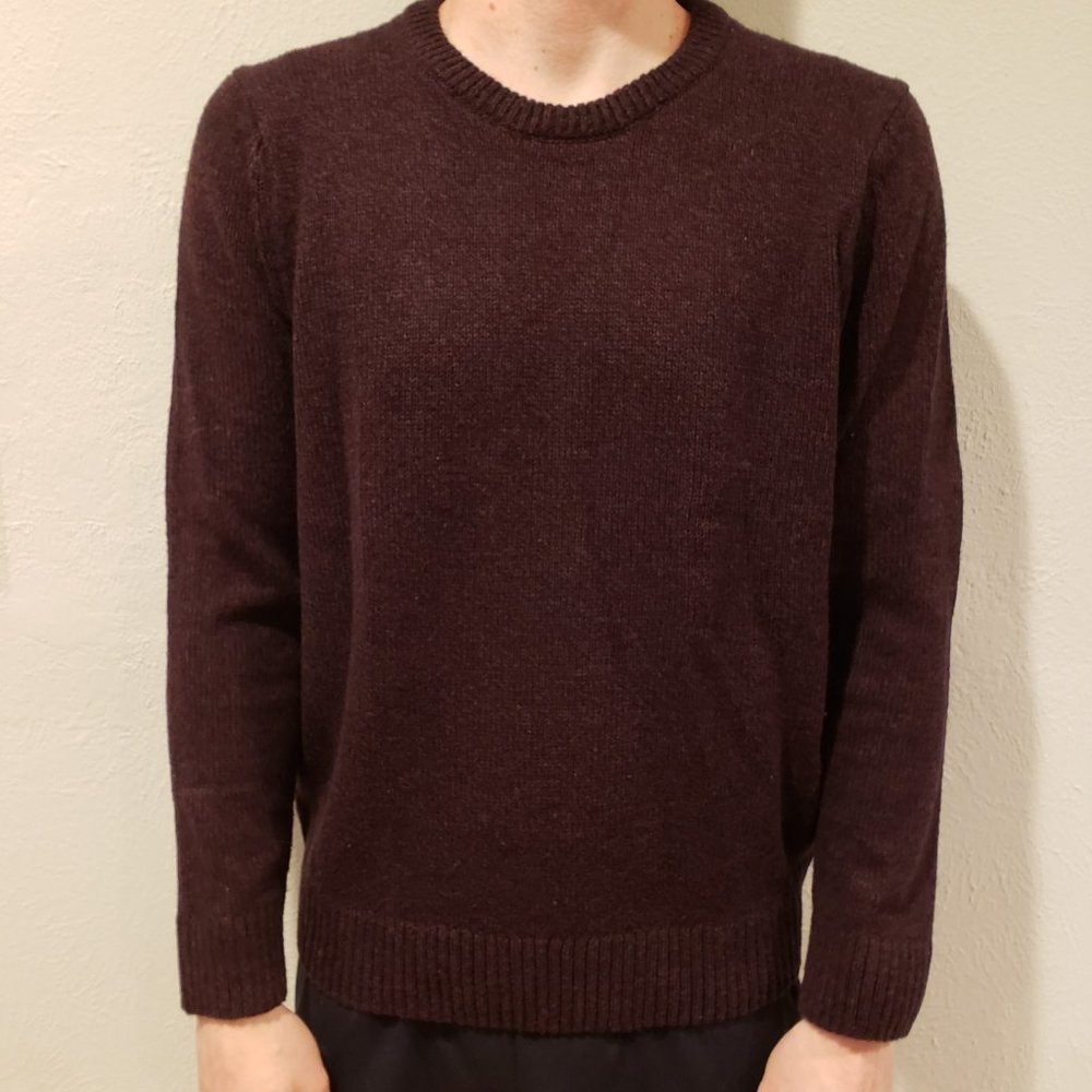 Mens Maroon Sweater